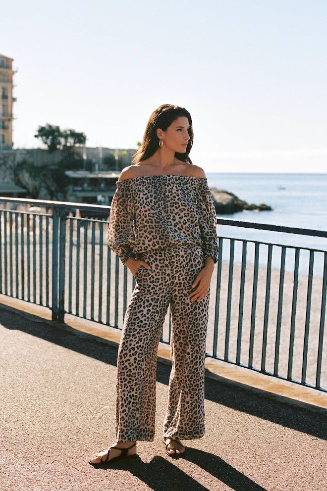 Harper Leopard Print Pants