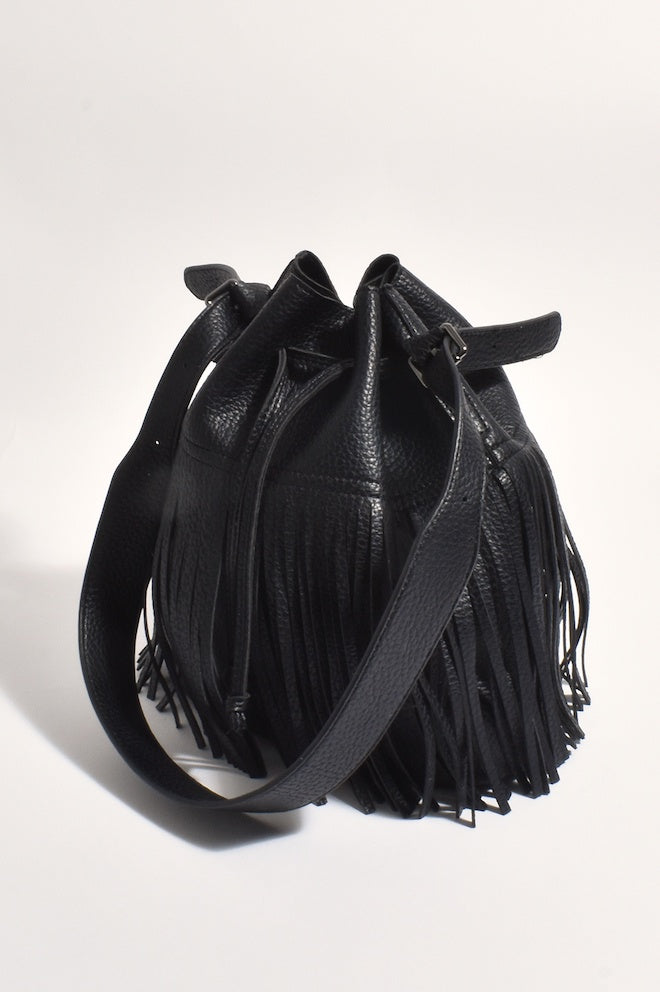 Taylor Fringed Bucket Bag