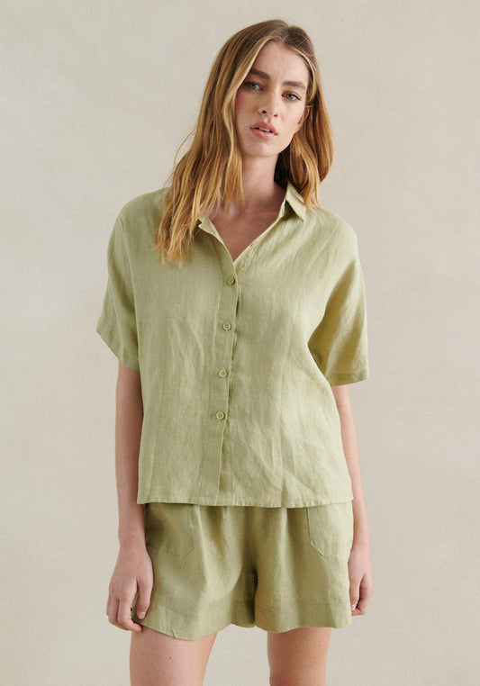 Bronte Shirt - Sage