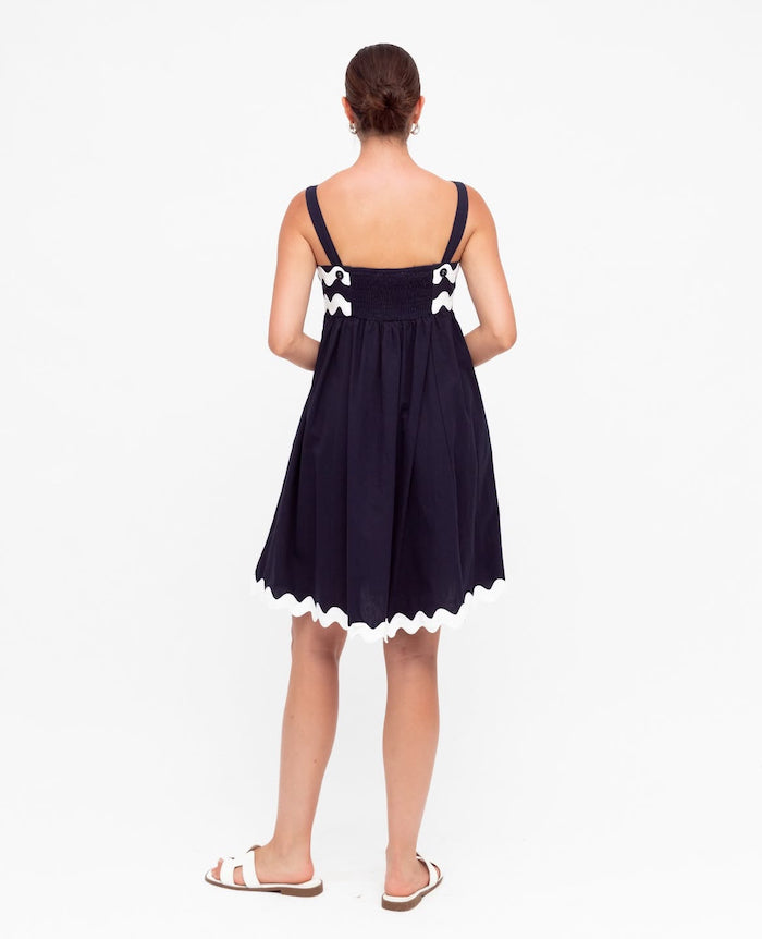 Tessa Dress - Navy