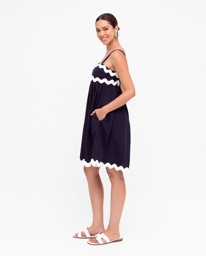 Tessa Dress - Navy