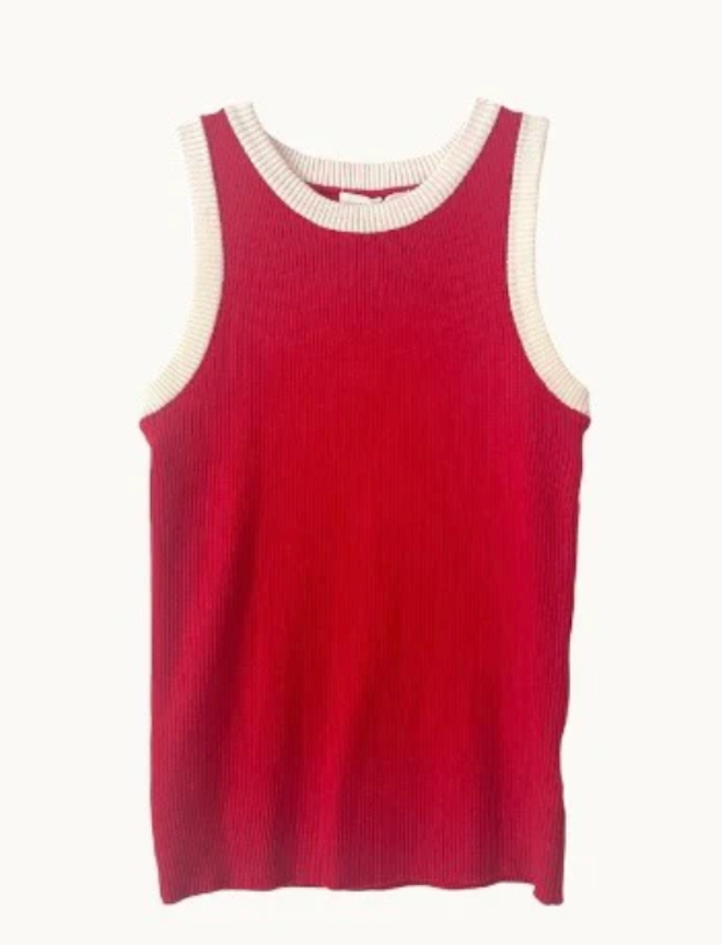 Ria Tank Top - Red