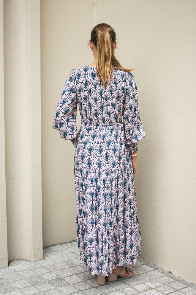 Akino Print Maxi Dress